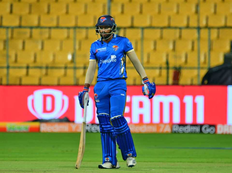 Rohan Kadam during an innings