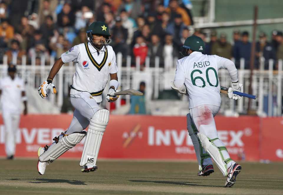 Babar Azam and Abid Ali gave the substantial fifth-day crowd plenty to cheer