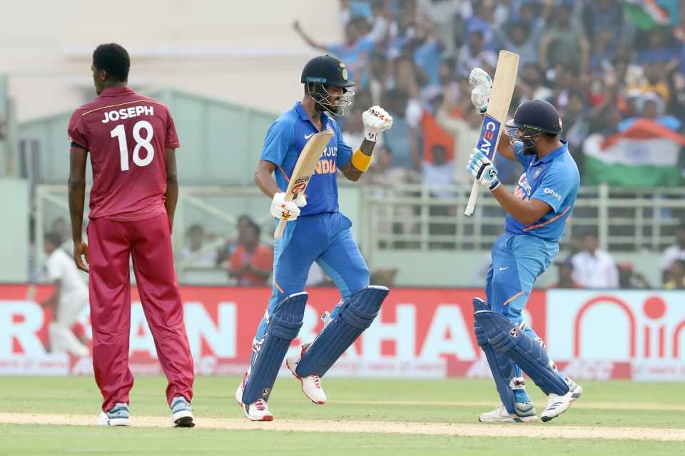 Rohit Sharma and KL Rahul are starting to have fun real as a partnership, India v West Indies, 2nd ODI, Visakhapatnam, December 18, 2019