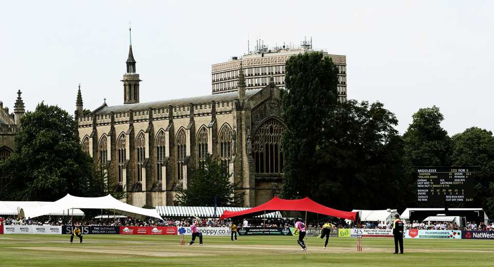 A general view of the Cheltenham College Ground during a T20 game