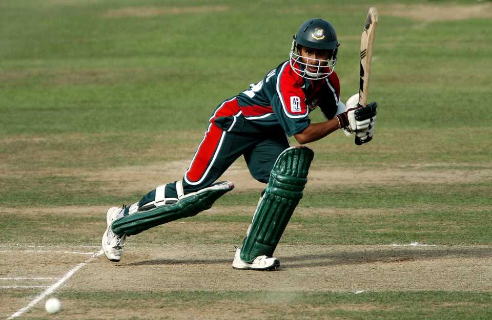 Mohammad Ashraful plays a shot, Bangladesh v South Africa, Champions Trophy, Edgbaston, September 12, 2004