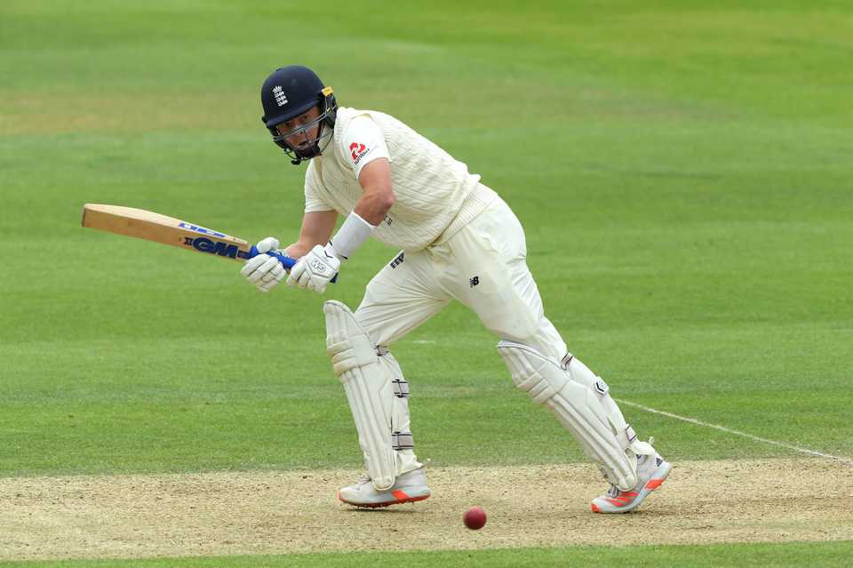 Ollie Pope made an unbeaten half-century in the second innings