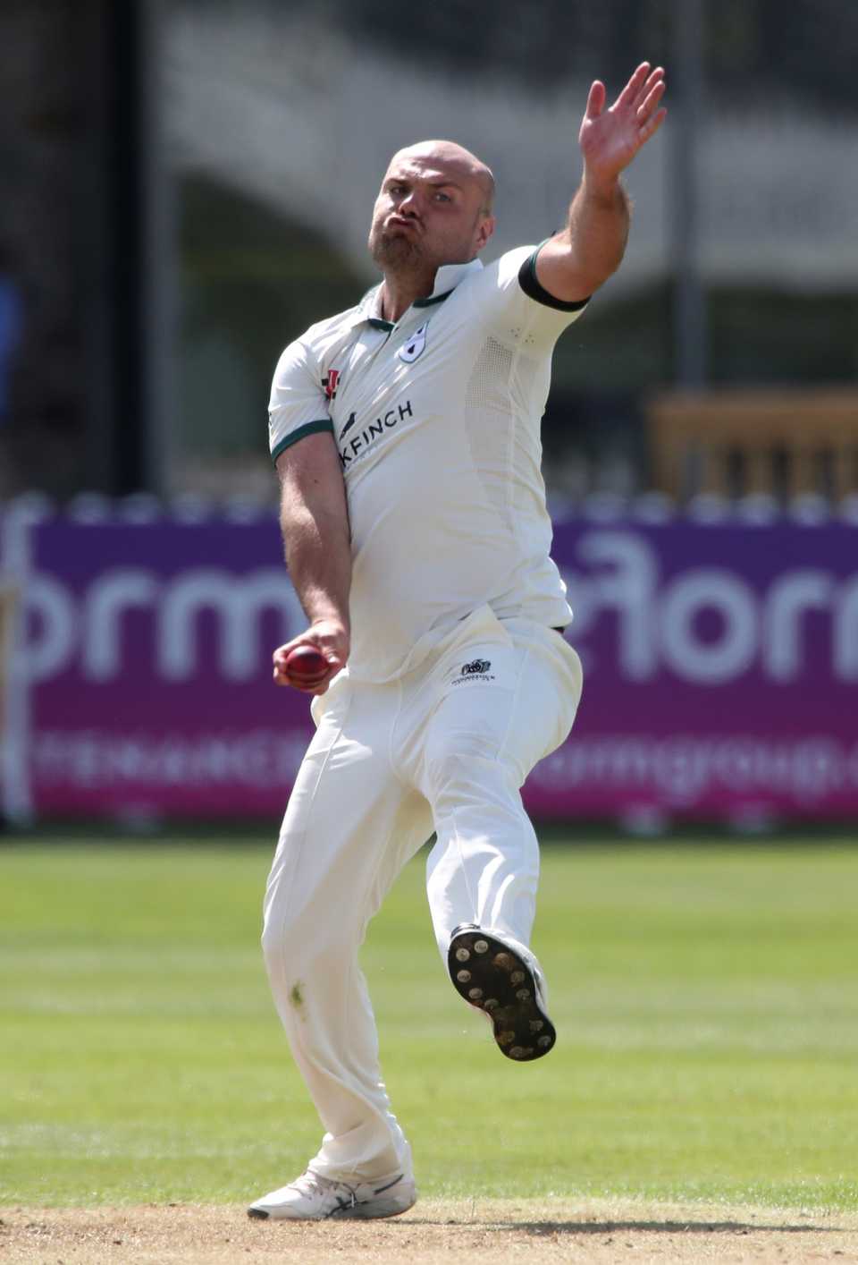Joe Leach took four wickets in a devastating five-over spell
