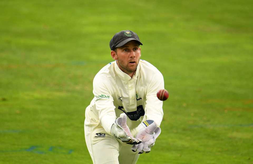 Chris Cooke equalled the Glamorgan record for dismissals in a first-class match