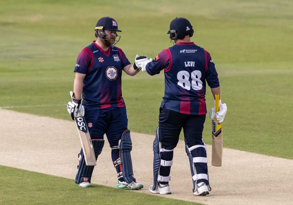 If they all play on Thursday, Northants' top three - Paul Stirling, Richard Levi and Josh Cobb - will have 600 T20 apperances between them