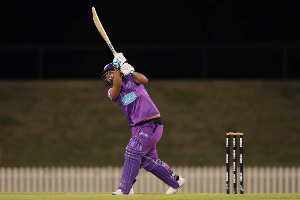 Chloe Tryon played an important innings for the Hurricanes, Melbourne Renegades v Hobart Hurricanes, WBBL, Blacktown, November 10, 2020