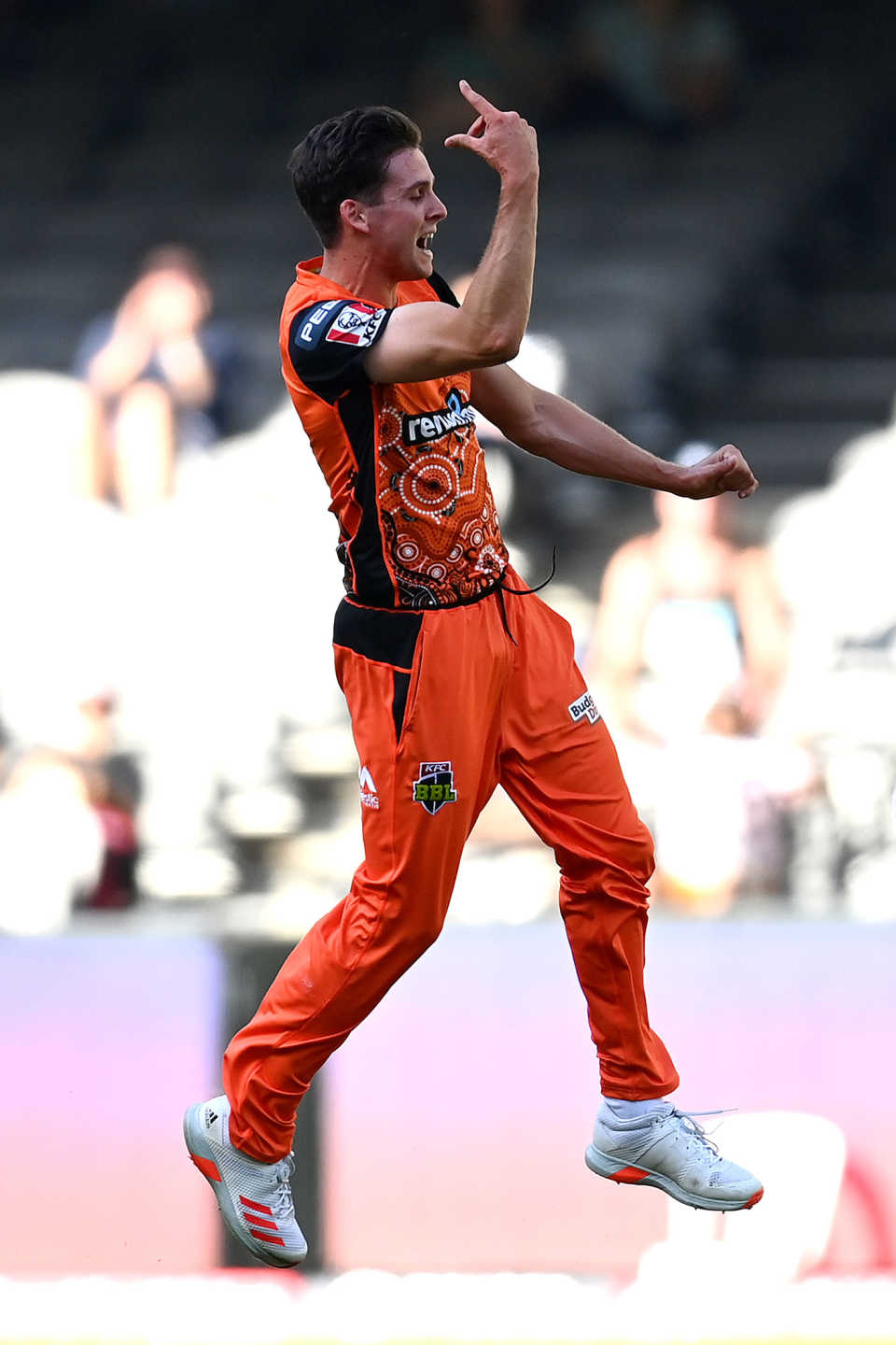 Jhye Richardson continued his outstanding tournament, Hobart Hurricanes vs Perth Scorchers, BBL, Marvel Stadium, January 22, 2021