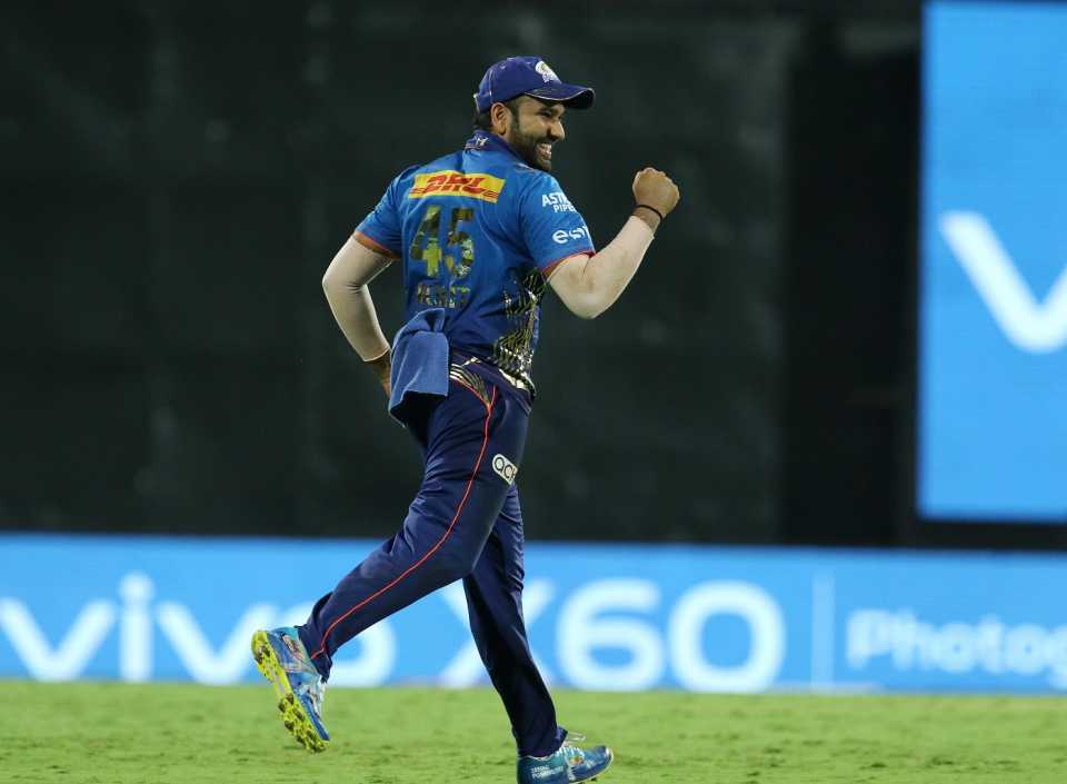 Rohit Sharma is chuffed after Mumbai Indians pulled off a hard-earned win
