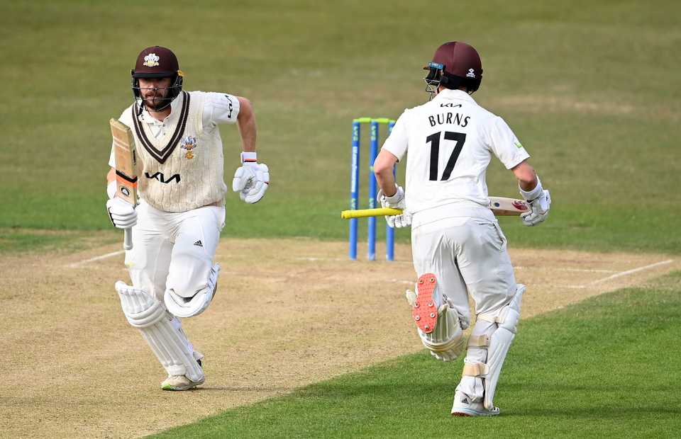 Mark Stoneman and Rory Burns shared a 164-run stand for the first wicket