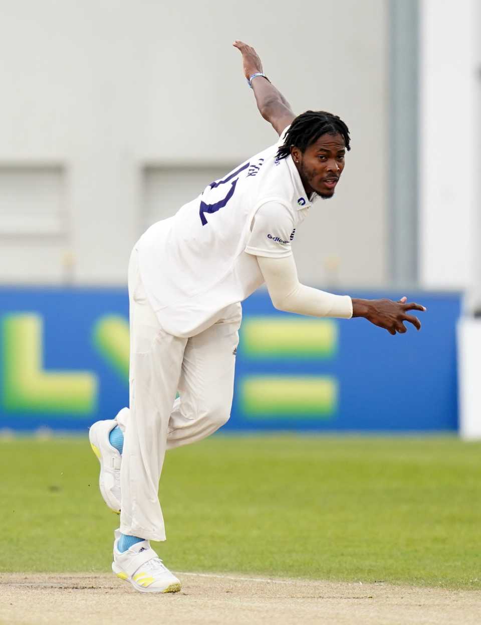 Jofra Archer was conspicuous by his absence from Sussex's attack on the third day