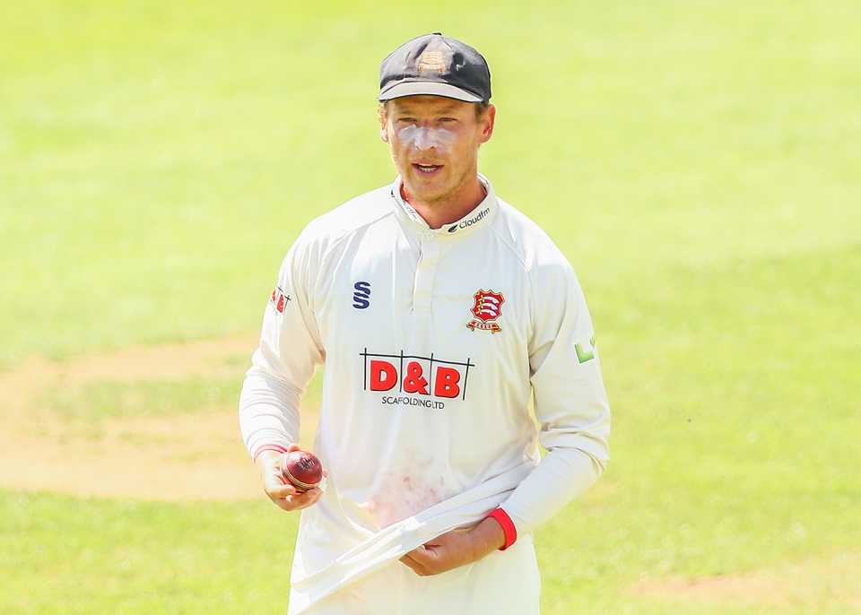 Tom Westley of Essex looks on, LV= Insurance County Championship, Essex vs Nottinghamshire, Cloudfm County Ground, June 05, 2021