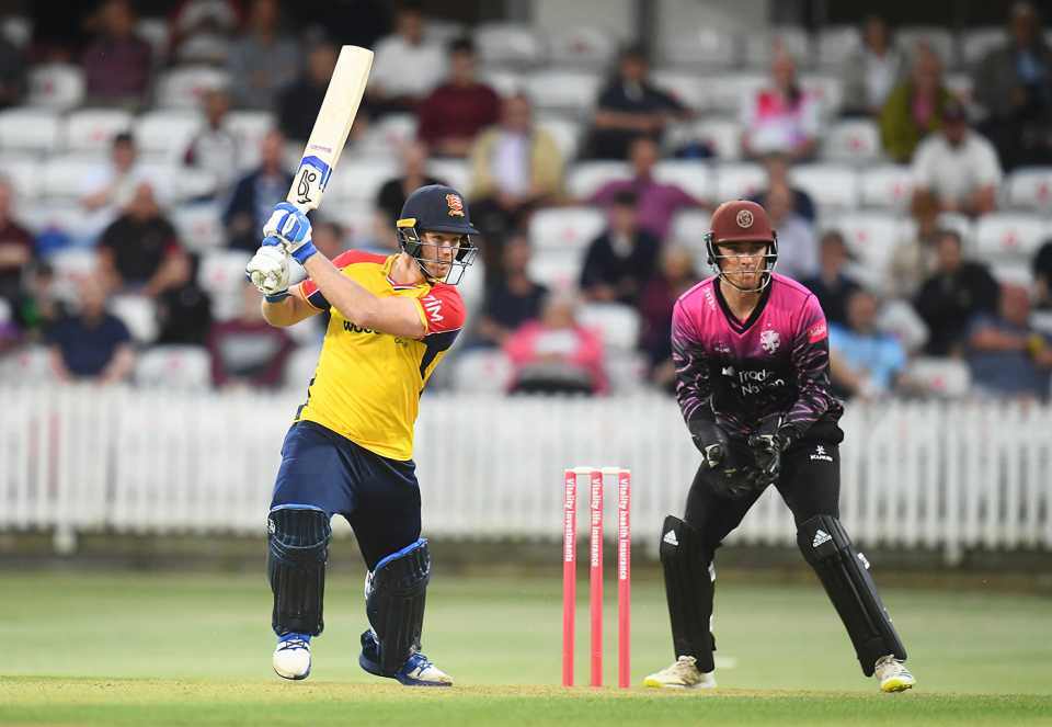 Jimmy Neesham hit an explosive fifty, Vitality T20 Blast, South Group, Somerset vs Essex, The Cooper Associates County Ground, June 09, 2021