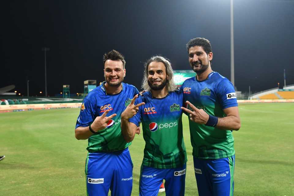 Usman Qadir, Imran Tahir and Sohail Tanvir soak in Multan Sultans' title win