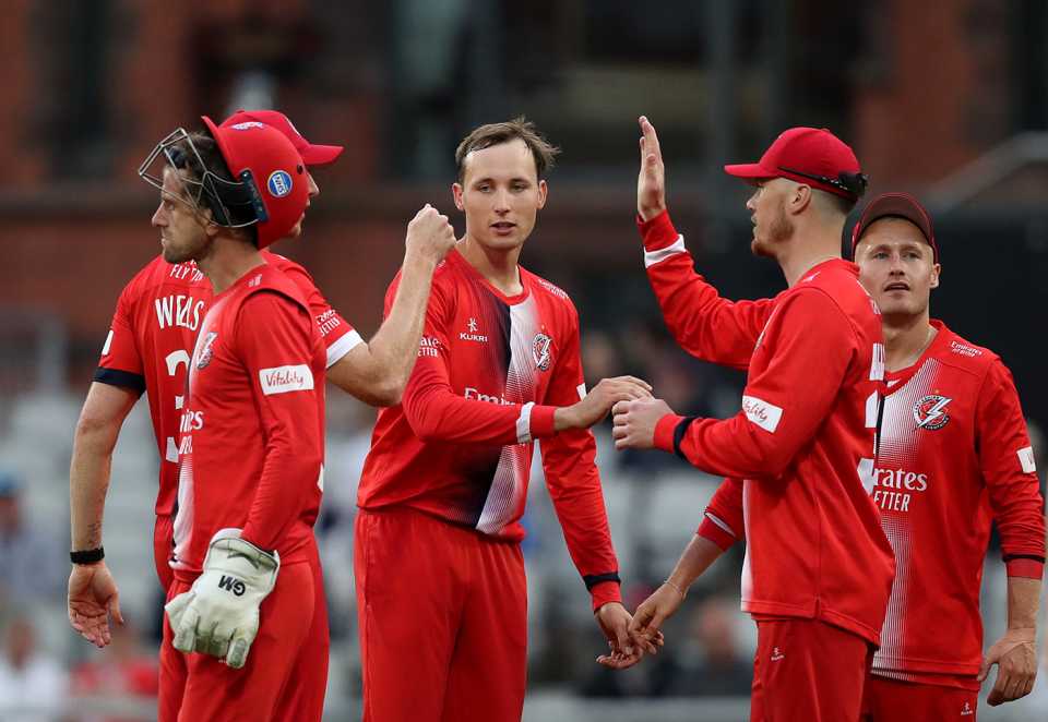 Tom Hartley was among the wickets, Lancashire vs Worcestershire, Emirates Old Trafford, Vitality Blast, July 1, 2021