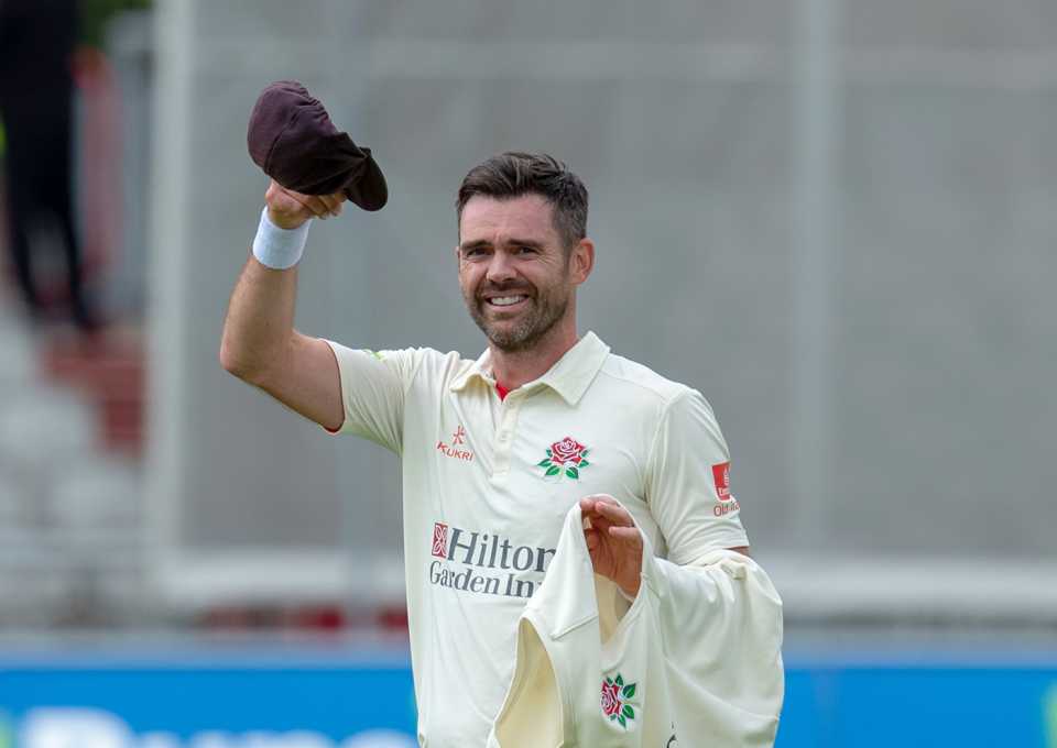 James Anderson doffs his cap on another record-breaking day