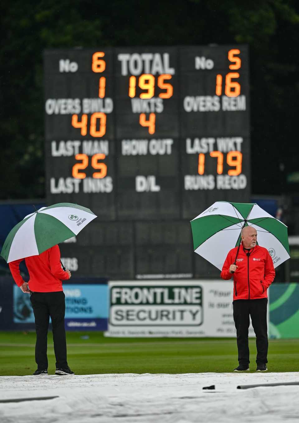 Rain had the final say in the first ODI