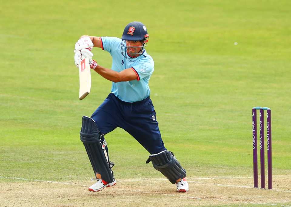 Alastair Cook made 92 not out, Essex vs Middlesex, Royal London Cup, Chelmsford, July 25, 2021