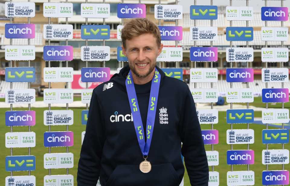 Joe Root was named player of the match for his 64 and 109