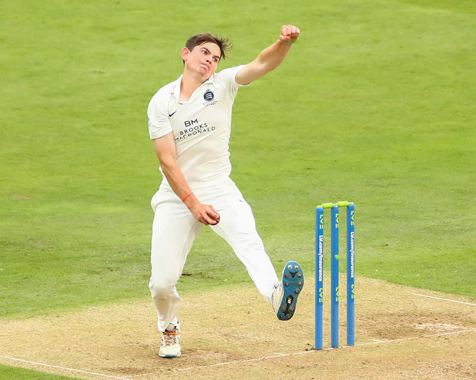 Ethan Bamber claimed a four-wicket haul