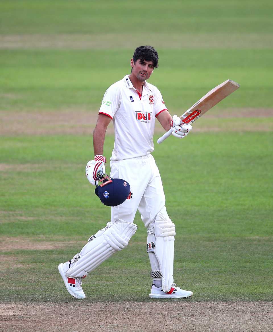 Alastair Cook notched his 69th first-class hundred, Surrey vs Essex, County Championship, Division Two, The Oval, September 12, 2021