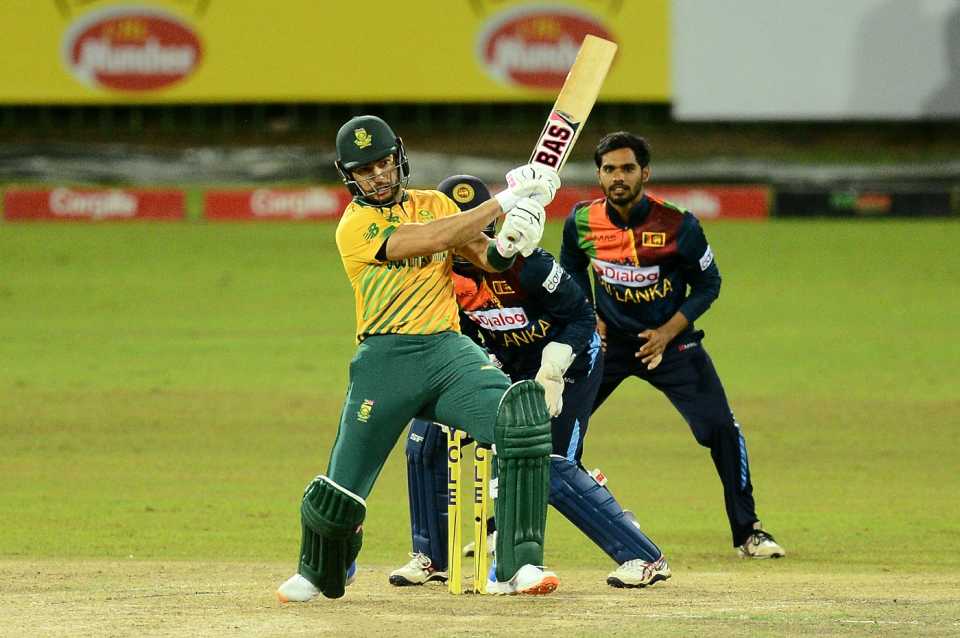 Reeza Hendricks pulls off the back foot, Sri Lanka vs South Africa, 3rd T20I, Colombo, September 14, 2021