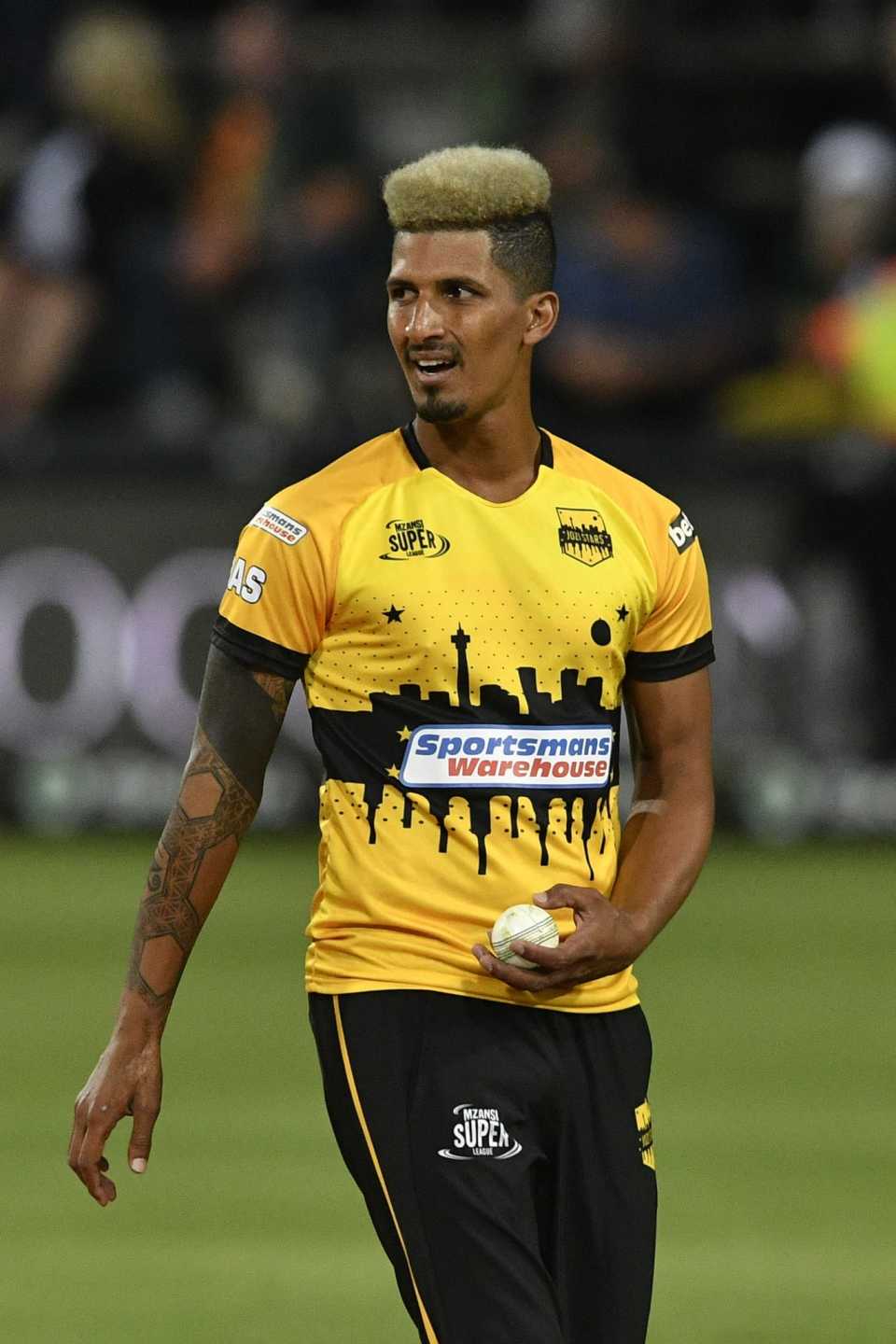 Beuran Hendricks finished with figures of 4-0-21-2, Final, Cape Town Blitz v Jozi Stars, Mzansi Super League 2018, Cape Town, December 16, 2018