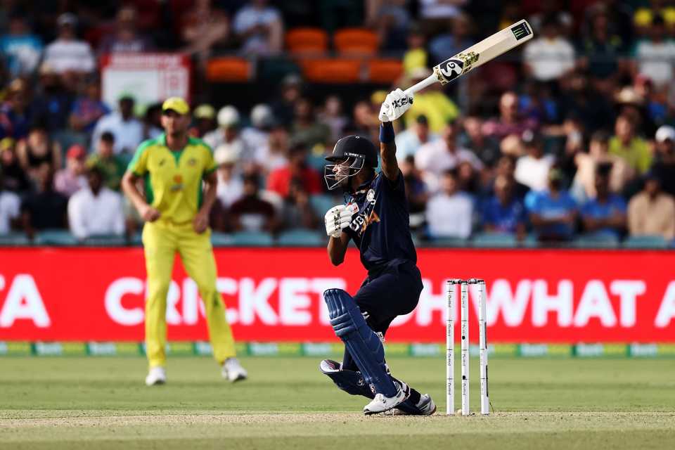 Hardik Pandya made an unbeaten 92, Australia vs India, 3rd ODI, Canberra, December 2, 2020