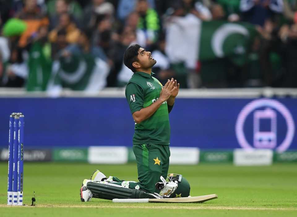 Babar Azam's brilliant hundred kept Pakistan's semi-final hopes alive