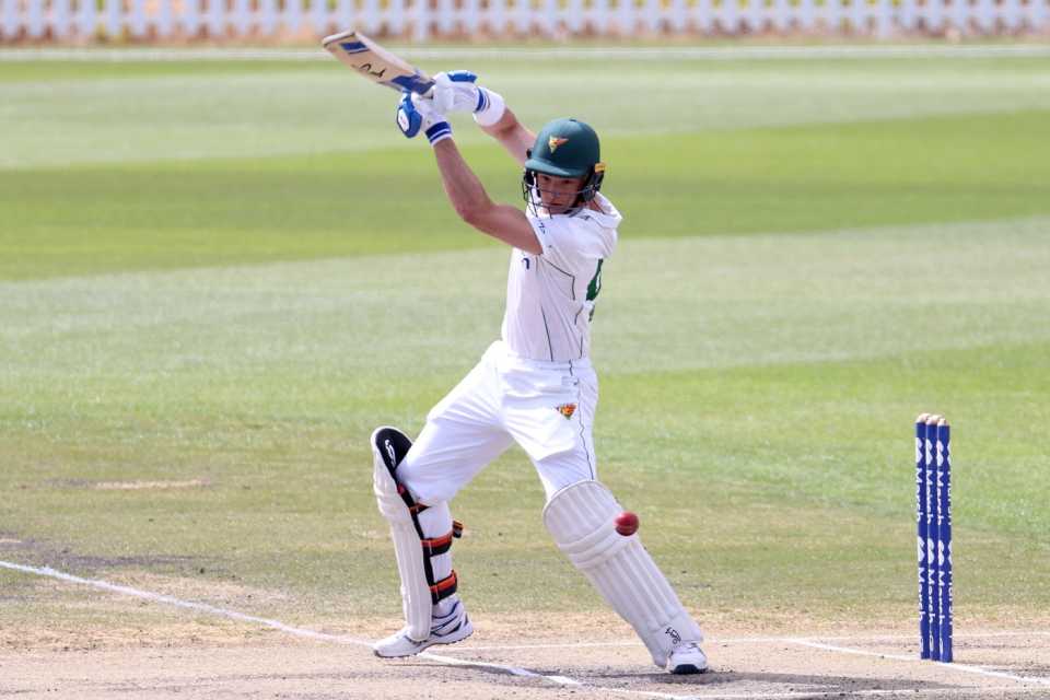 Tim Ward made 144 and 81 in just his second first-class match