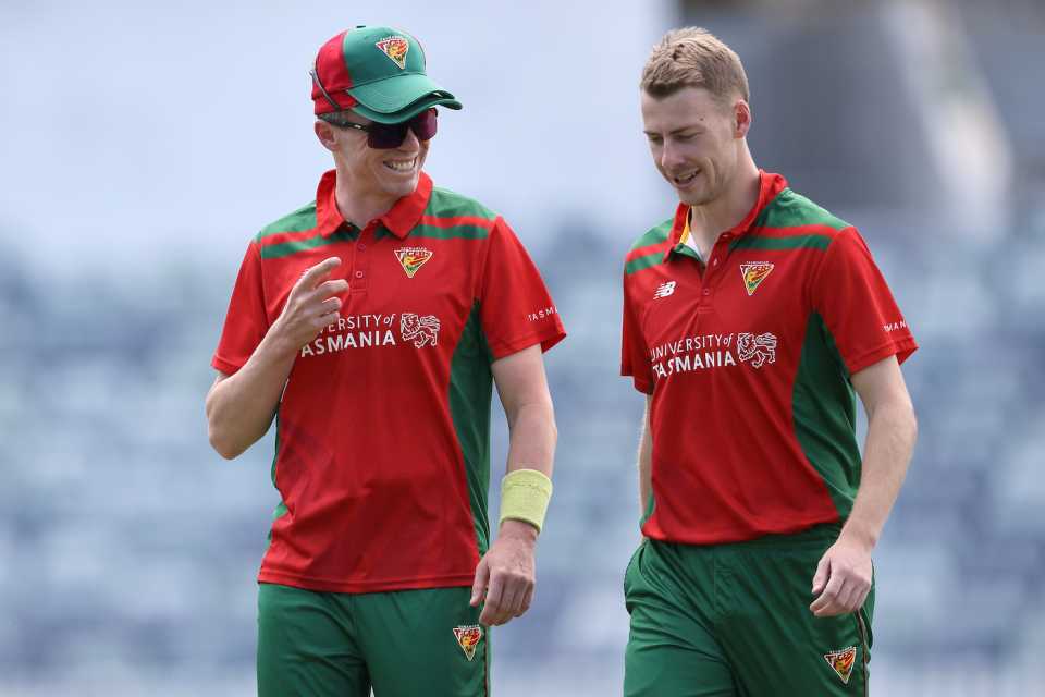 Peter Siddle and Riley Meredith shared six wickets in Tasmania's win, Western Australia vs Tasmania, The Marsh Cup 2021, Perth, October 15, 2021
