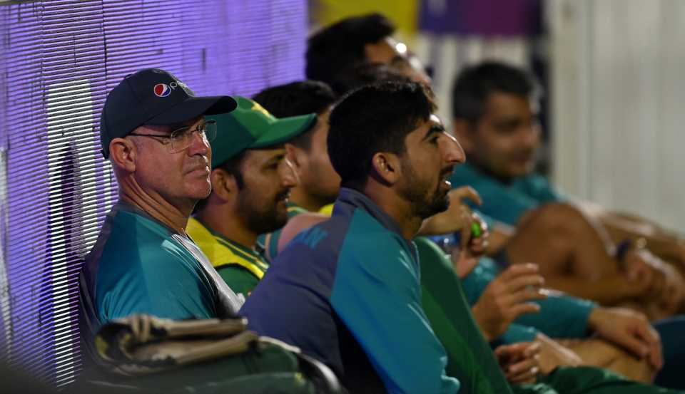 Matthew Hayden watches the warm-up game from the sidelines, Pakistan vs South Africa, T20 World Cup warm-up, October 20, 2021