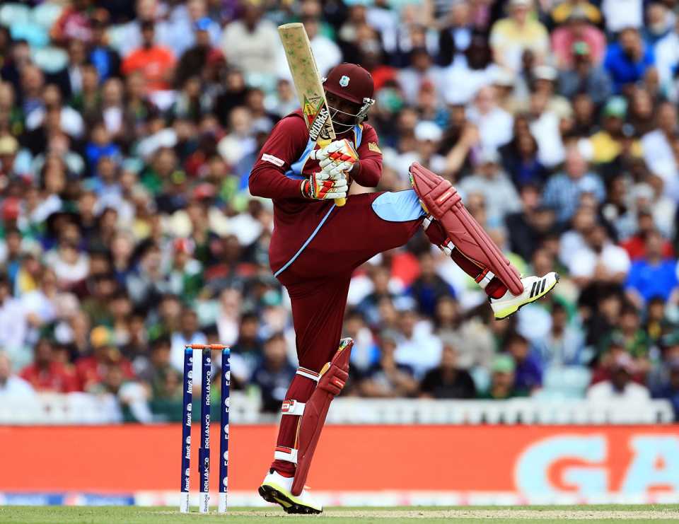 Chris Gayle pulls, West Indies v Pakistan, Champions Trophy, Group B, The Oval, June 7, 2013