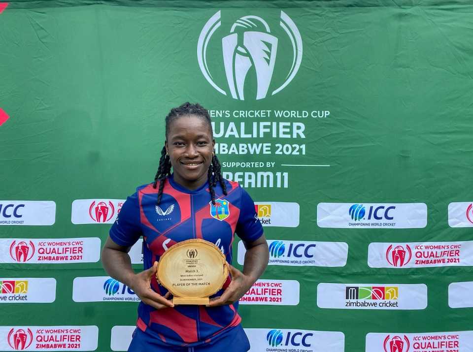 Deandra Dottin was named Player of the Match for her 73