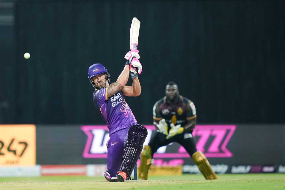 Faf du Plessis launches one straight, Bangla Tigers vs Northern Warriors, Abu Dhabi T10, December 2, 2021