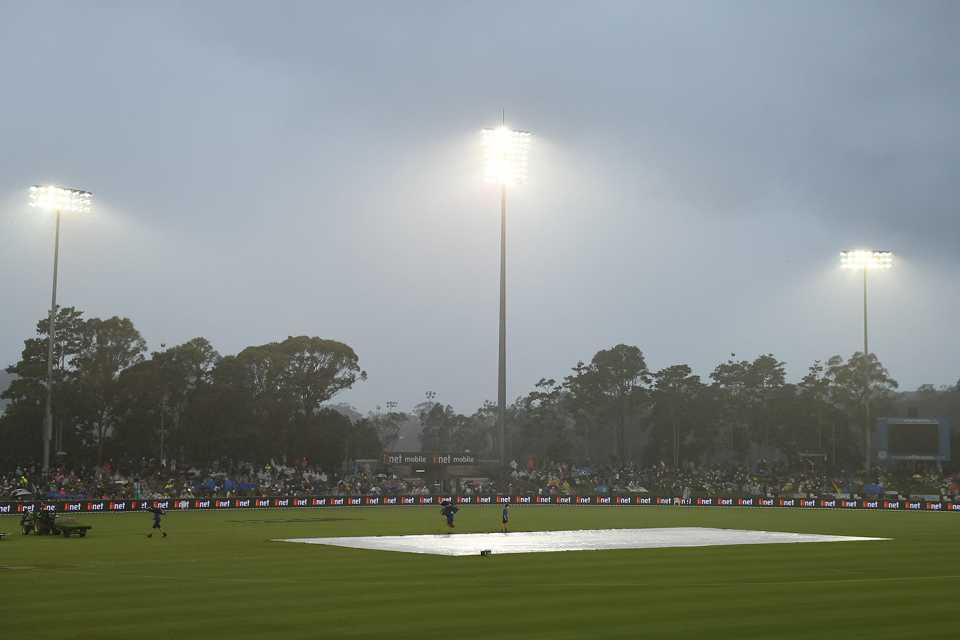 Rain washed out the Sydney Sixers-Melbourne Renegades contest, Coffs Harbour, January 1, 2022