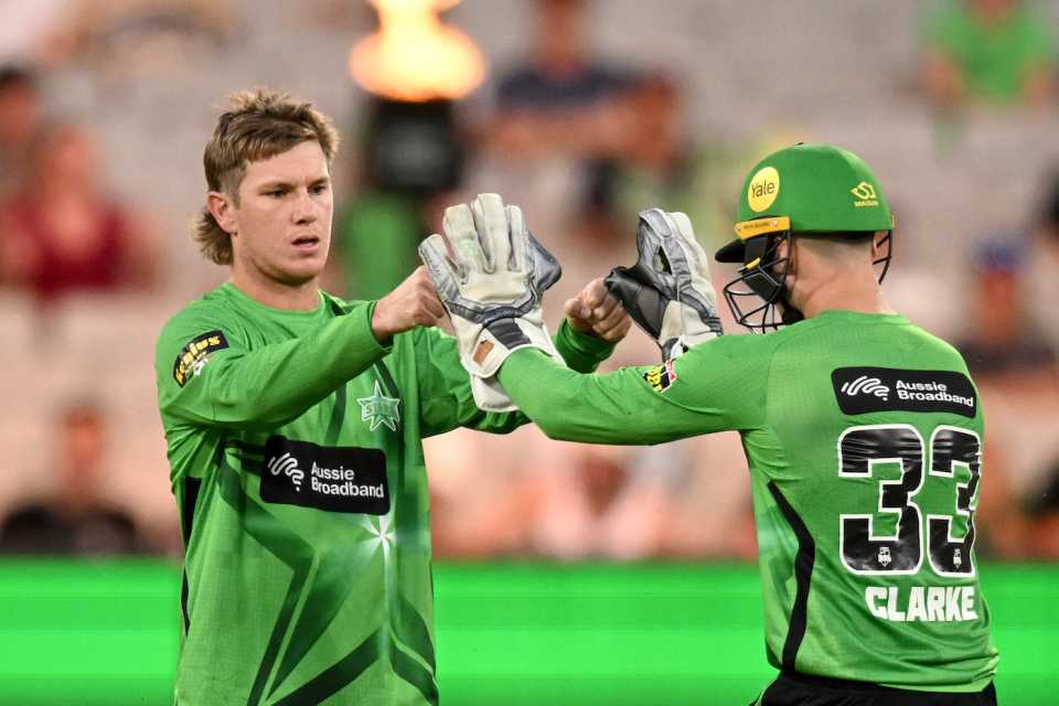 Adam Zampa bowled an economical spell and picked two wickets, Melbourne Stars vs Brisbane Heat, BBL 2021-22, Melbourne, January 16, 2022