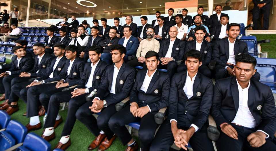 India's victorious Under-19 Men's World Cup players were felicitated, India vs West Indies, 2nd ODI, Ahmedabad, February 9, 2022