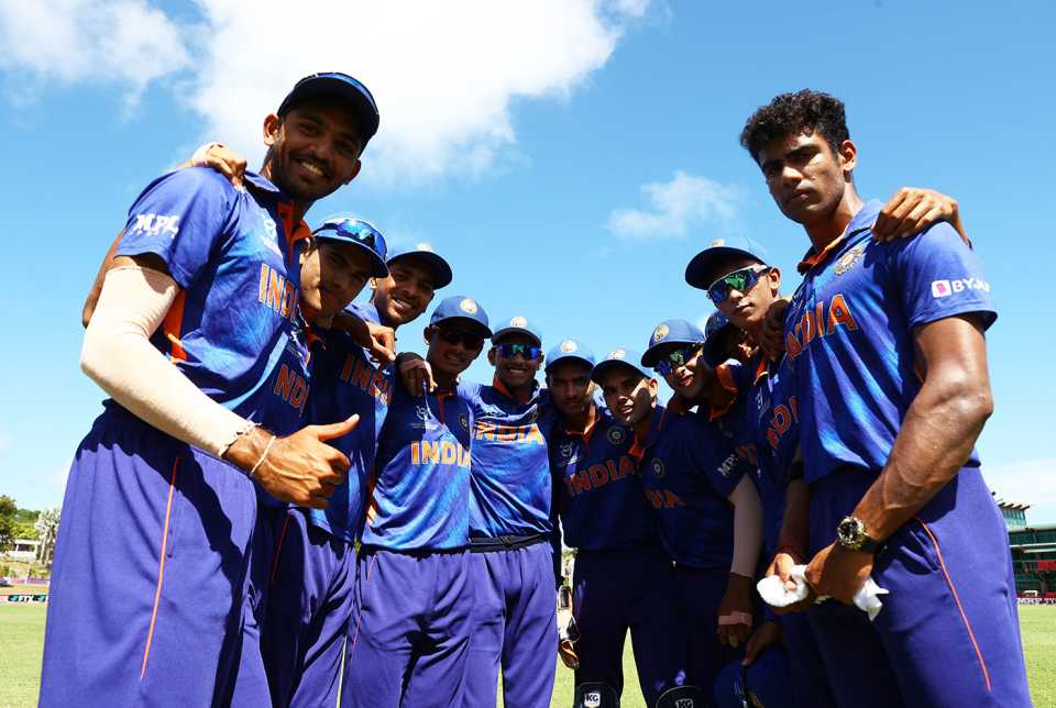 India's Under-19 players pose for a photo