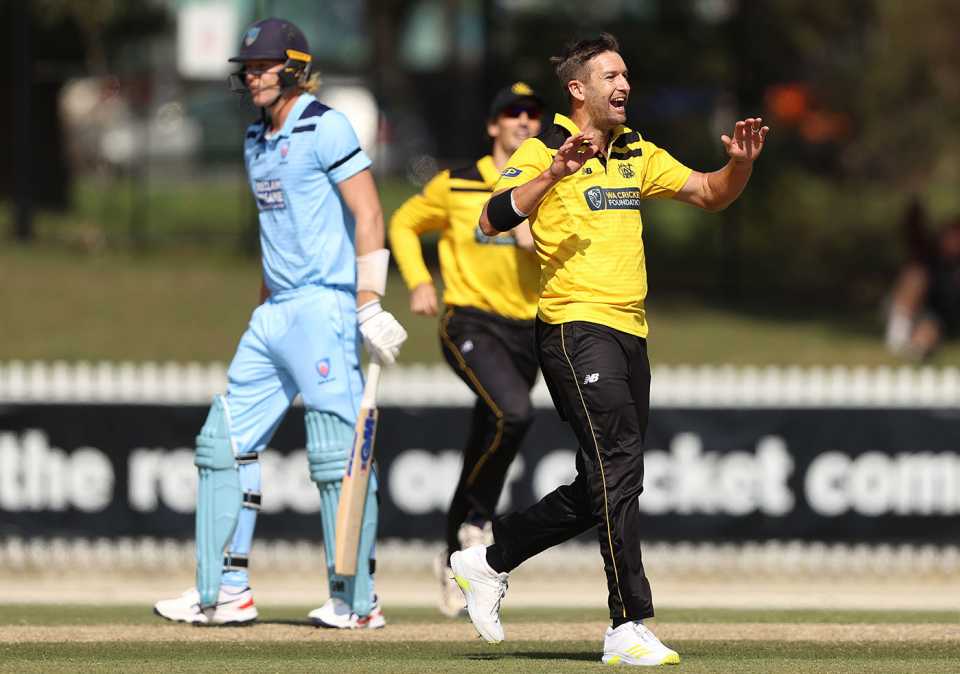 Andrew Tye claimed four wickets to take Western Australia to the title, Western Australia vs New South Wales, Marsh Cup final, Junction Oval, March 11, 2022