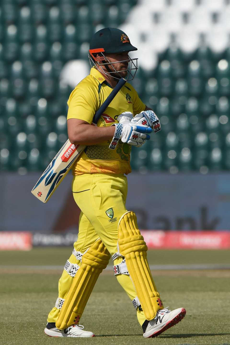 Aaron Finch was out for his second successive duck in ODIs