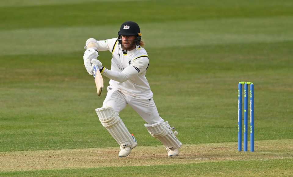 Chris Dent shared a 296-run opening stand with Marcus Harris, Gloucestershire vs Surrey, LV= Insurance County Championship Division One, Bristol, April 29, 2022