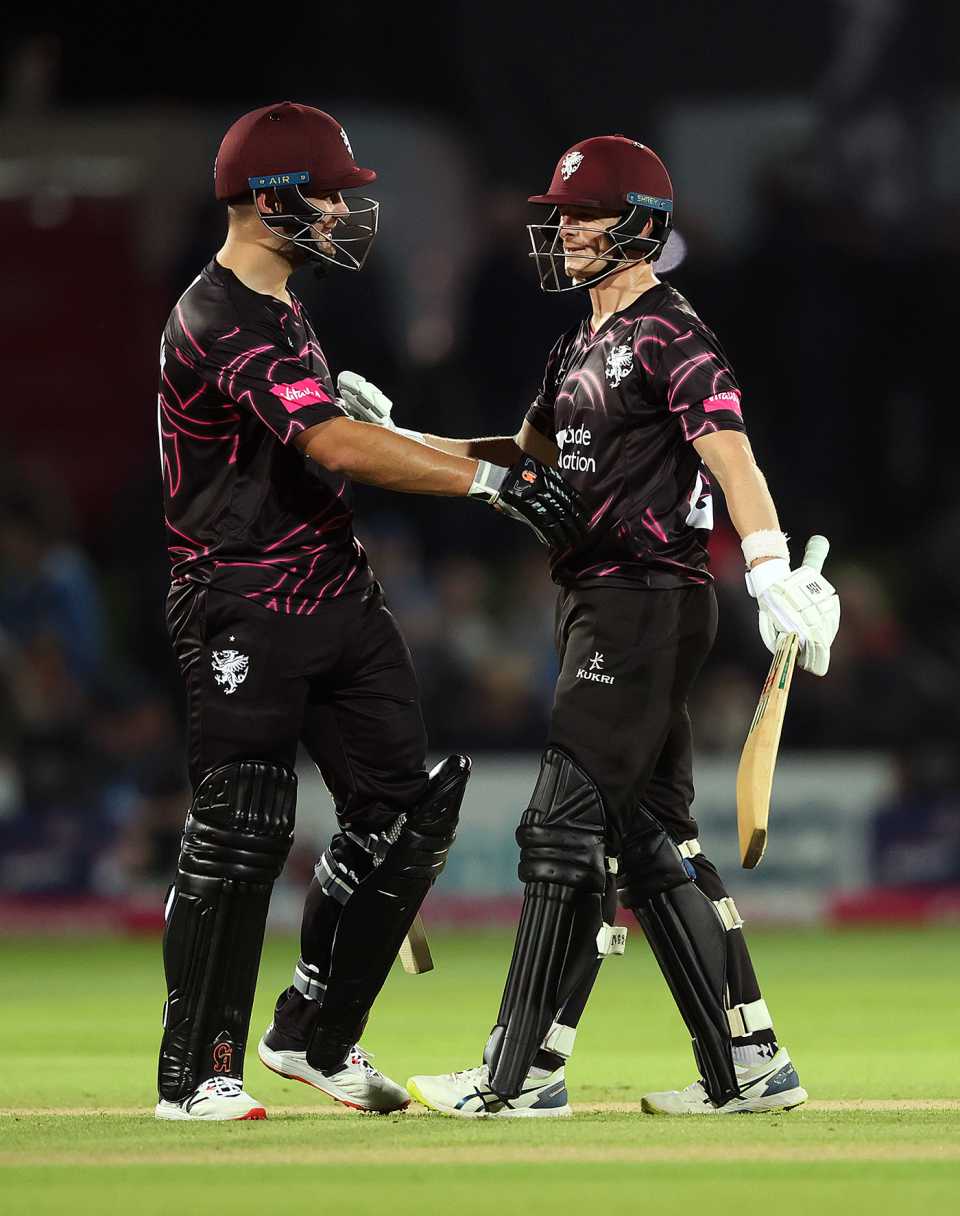 Rilee Rossouw and Tom Abell took Somerset across the line