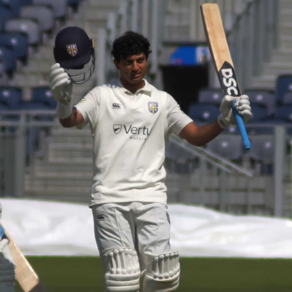 Rachin Ravindra scored a double-century on his Durham debut