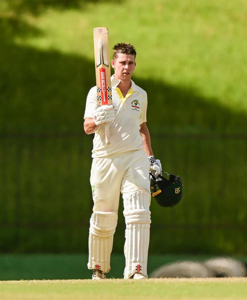 Henry Hunt's century started Australia A's recovery