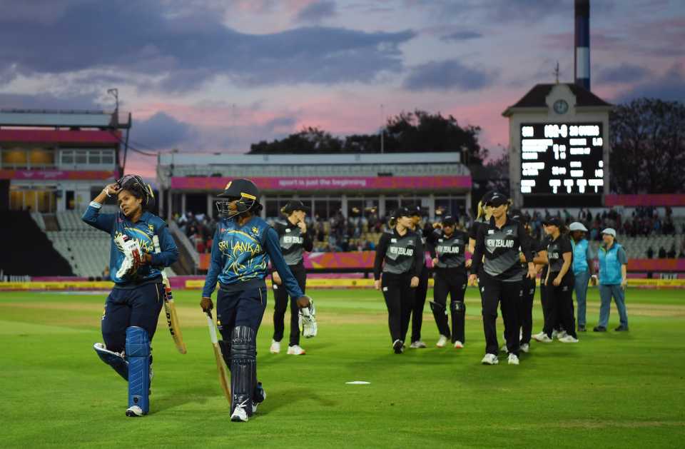 That's that - a second win in a row for New Zealand, and back-to-back losses for Sri Lanka, New Zealand vs Sri Lanka, Commonwealth Games 2022, Birmingham, August 2, 2022
