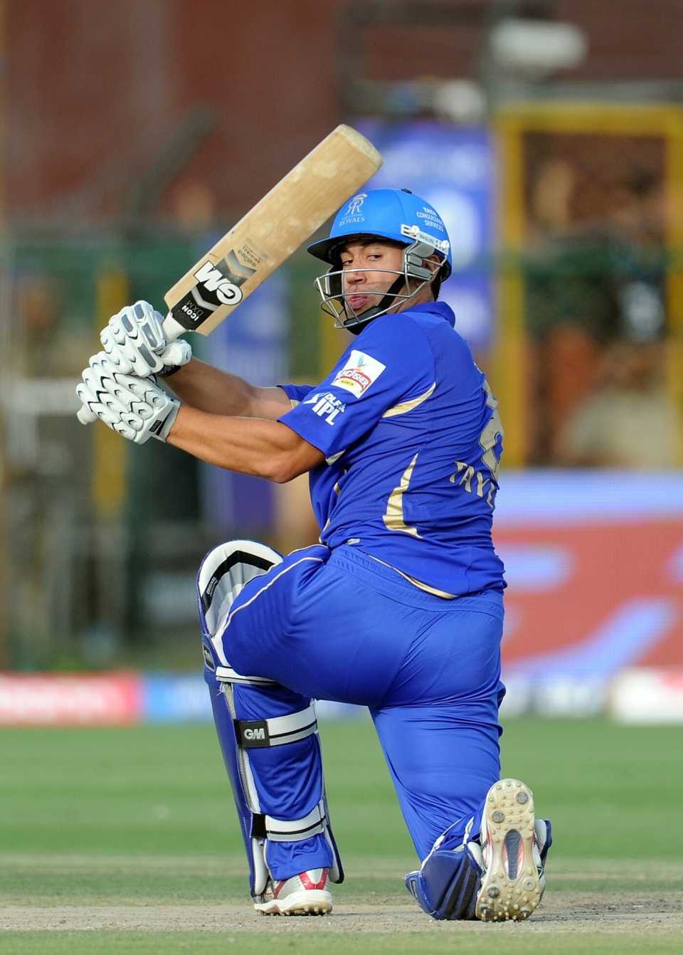 Ross Taylor bats for Rajasthan Royals, Rajasthan Royals vs Kolkata Knight Riders, IPL 2011, Jaipur, April 15, 2011