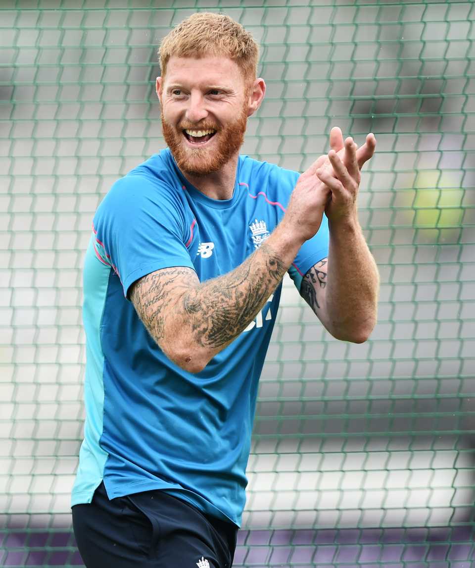 Ben Stokes is animated during training, England vs Pakistan, 2nd ODI, Lord's, July 10, 2021
