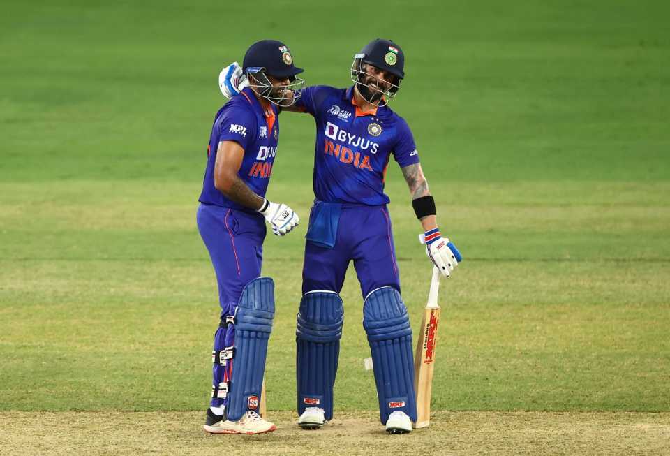 Suryakumar Yadav and Virat Kohli helped India add 78 in the last five overs, India vs Hong Kong, Asia Cup, Dubai, August 31, 2022