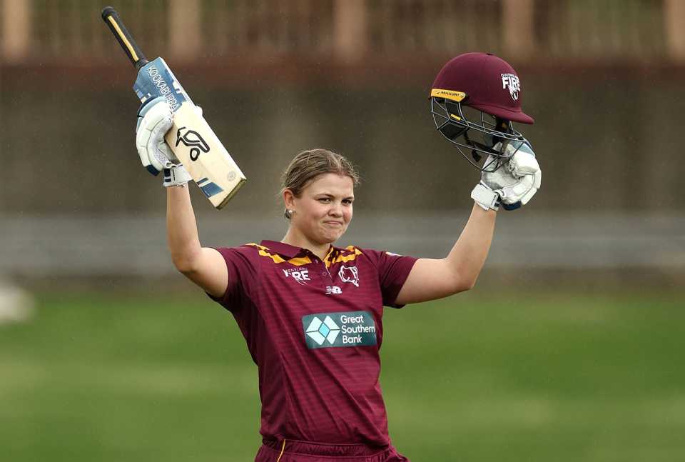 Georgia Voll's 145 was the centrepiece of Queensland's victory