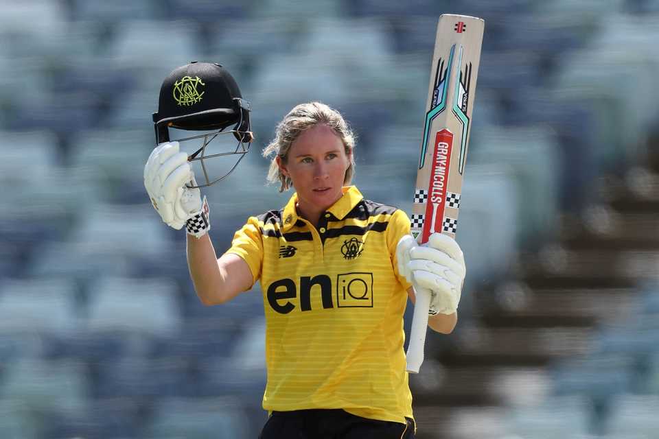 Beth Mooney made her first century for Western Australia, Western Australia vs Australian Capital Territory, WNCL, Perth, September 25, 2022